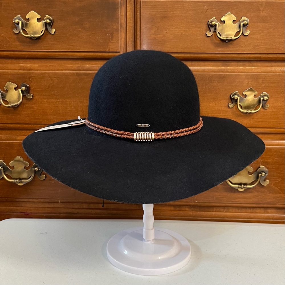 Angela & William 100% Wool Felt Floppy Hat